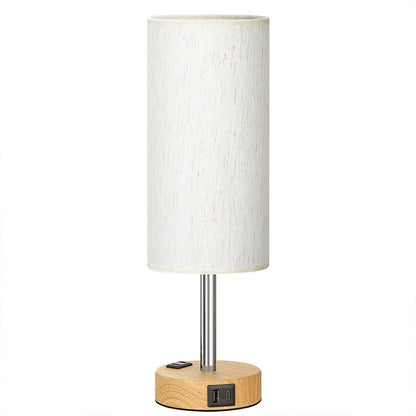 Night Wood Grain Three-gear Touch Dimming Decorative Table Lamp