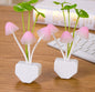 Color LED Mushroom Light, 3 Colors, With Sensor, Novelty, 220v
